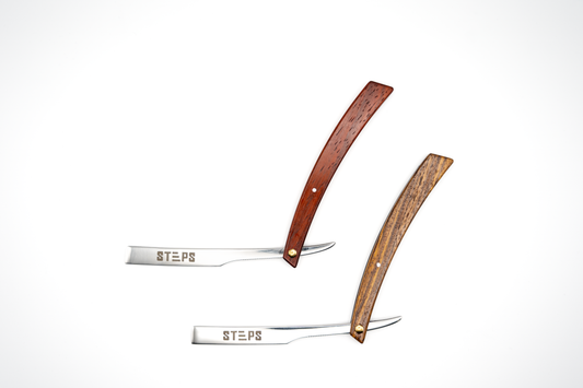 STEPS Wood handled Razor