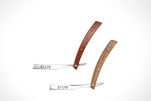 STEPS Wood handled Razor