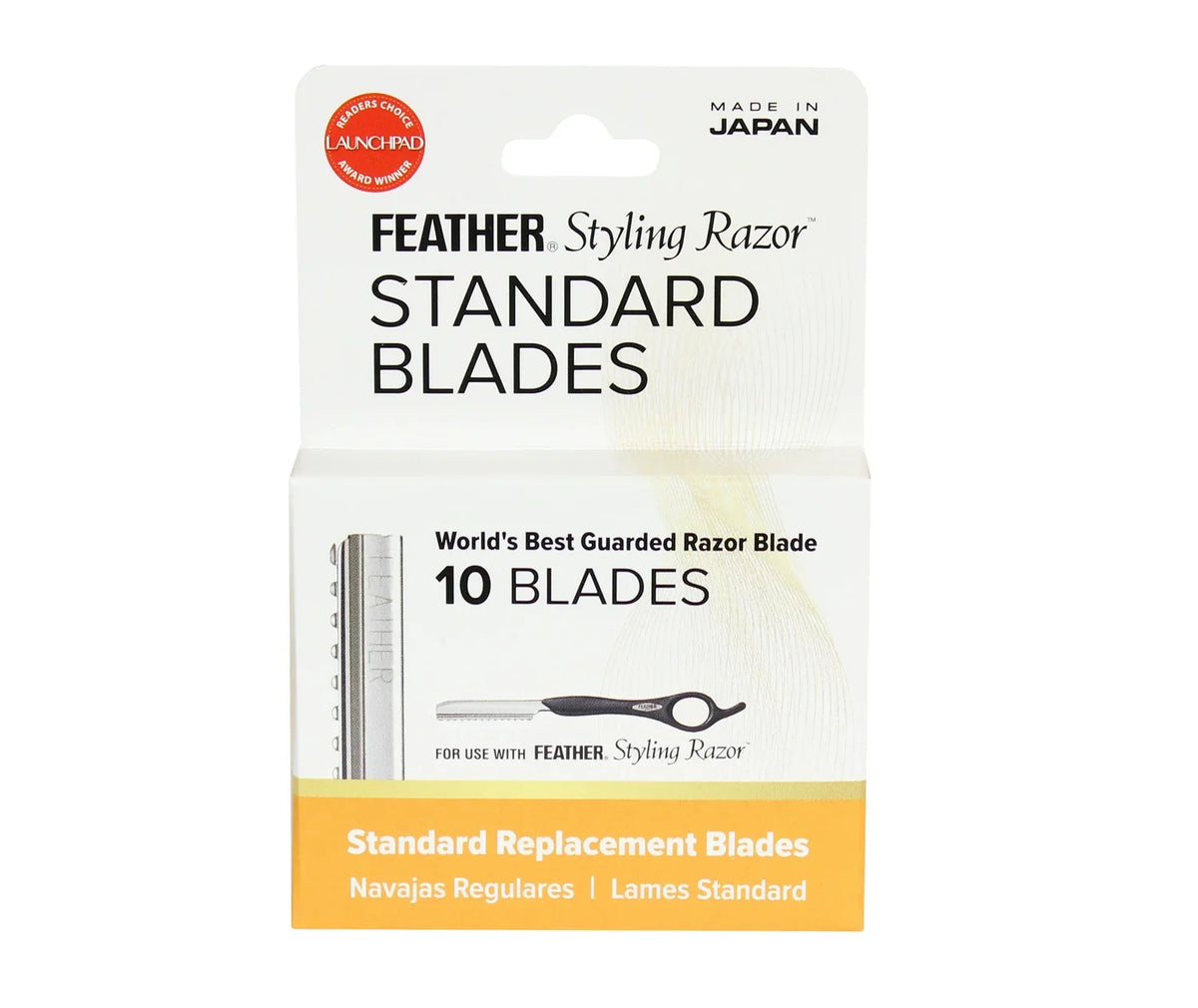 Feather Styling Razor — Standard Replacement Blades | 10-Pack