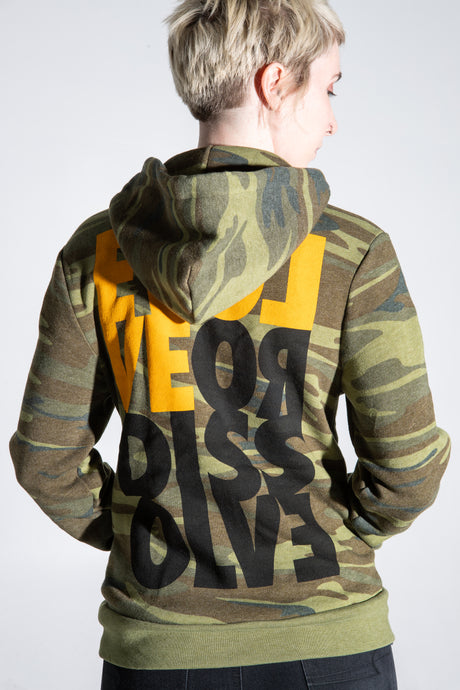 Evolve or Dissolve - Camo Hoodie